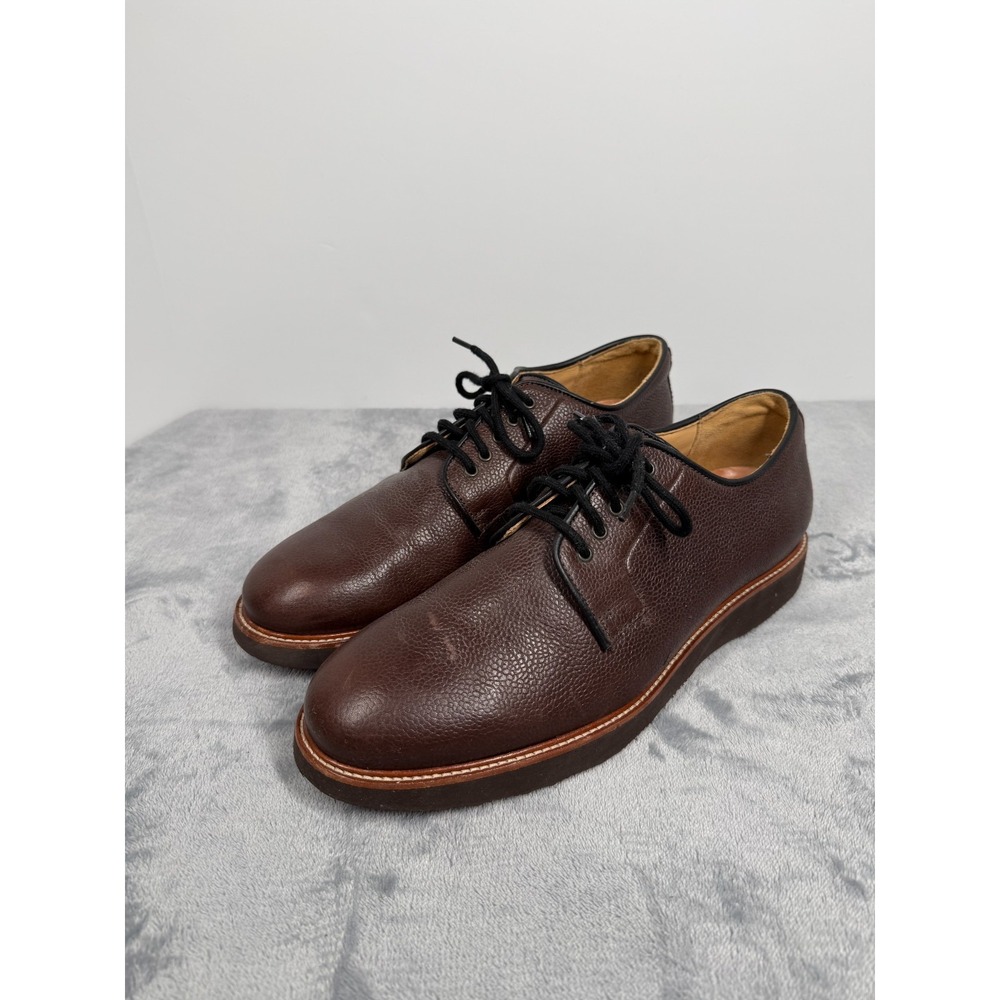 Samuel Hubbard M2150 Men’s 10.5 Brown Leather Oxford Shoes Vibram Portugal - Picture 3 of 13